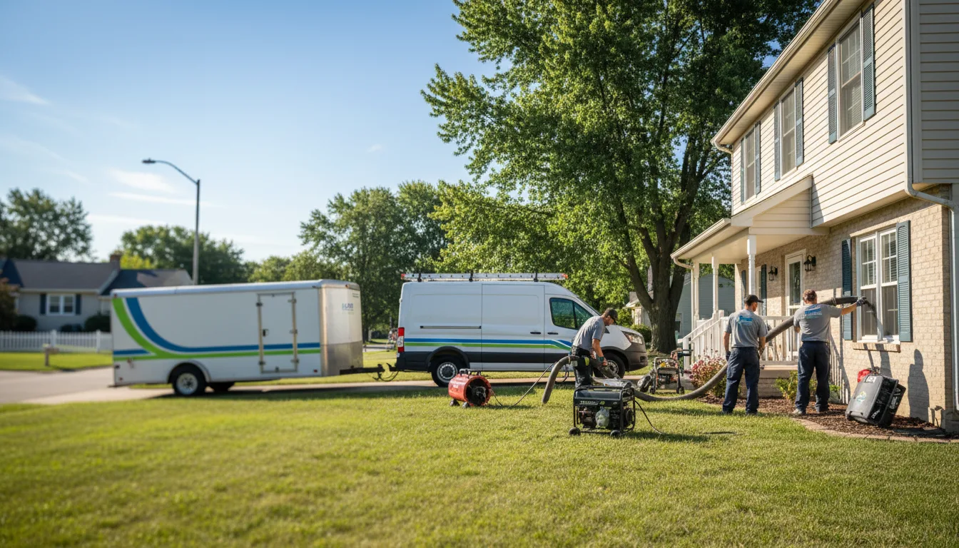 Flooded Basement Restoration And Cleanup With Repair in Homer, NE near me